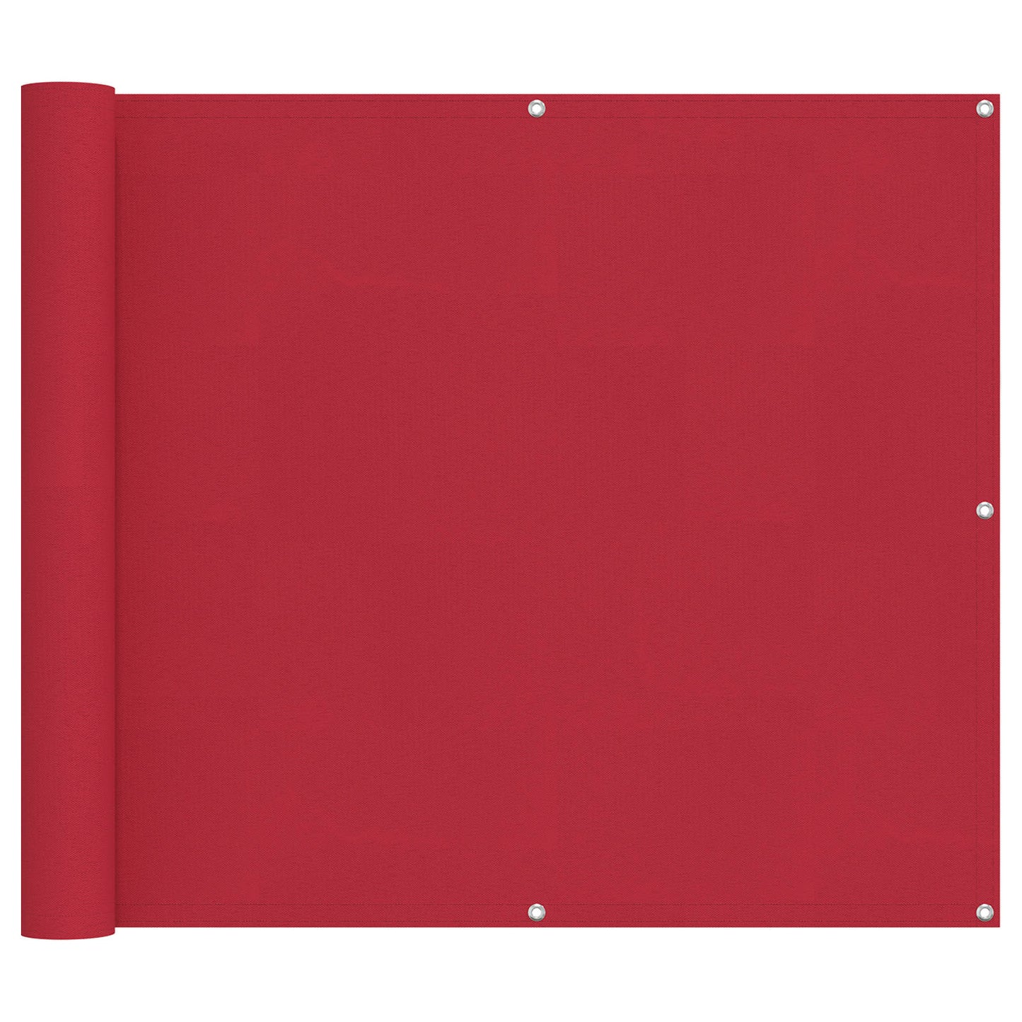 Balkong Skjerm Rød 100 x 1000 cm Oxford Stoff