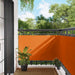 Balkong Skjerm Oransje 100 x 700 cm Oxford Stoff vidaXL