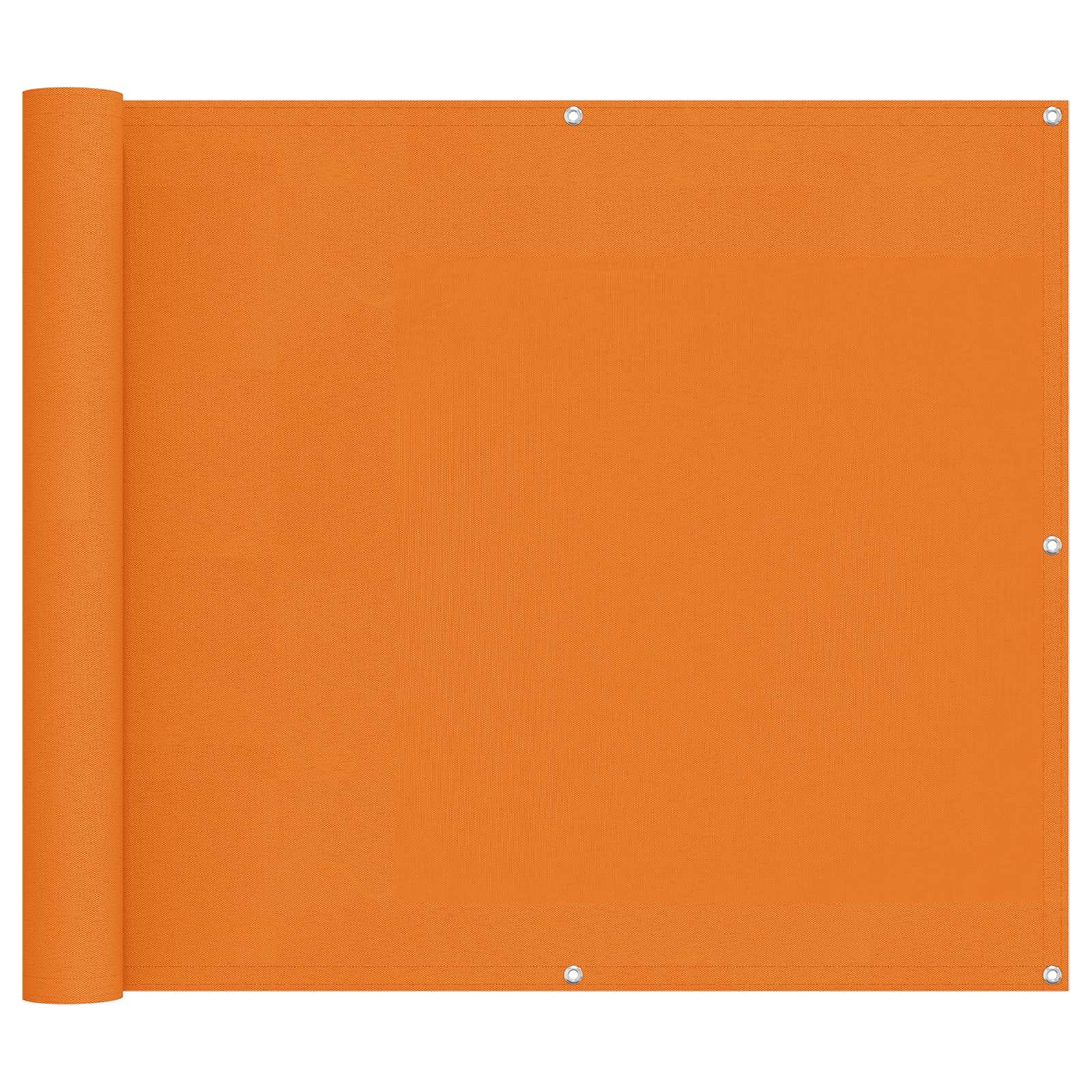 Balkong Skjerm Oransje 100 x 700 cm Oxford Stoff vidaXL