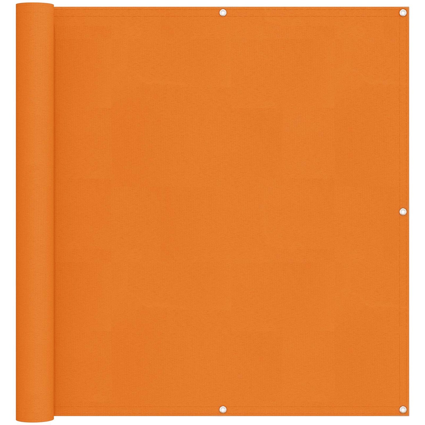 Balkong Skjerm Oransje 110 x 400 cm Oxford Stoff vidaXL