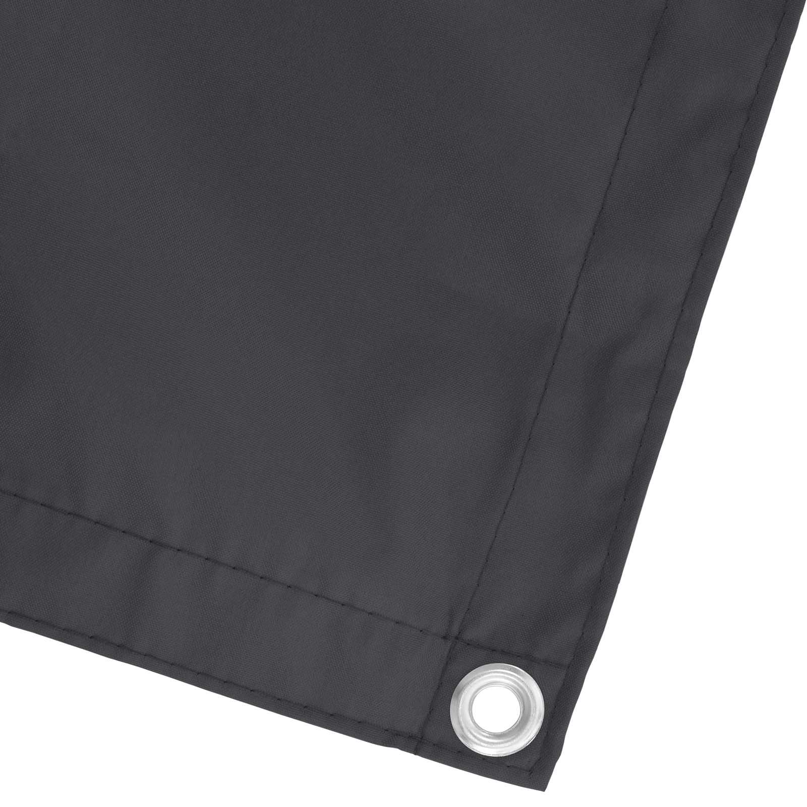 Balkong Skjerm Svart 75 x 200 cm PU-belagt oxford alu vidaXL