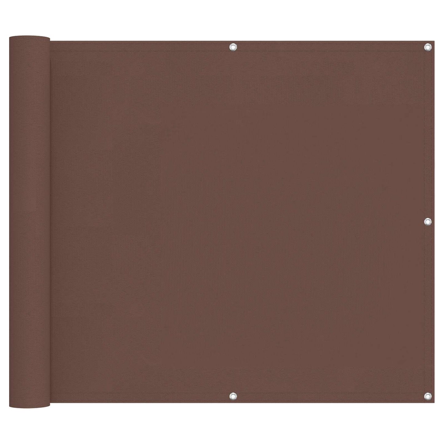 Balkong Skjerm Brun 100 x 400 cm Oxford Stoff