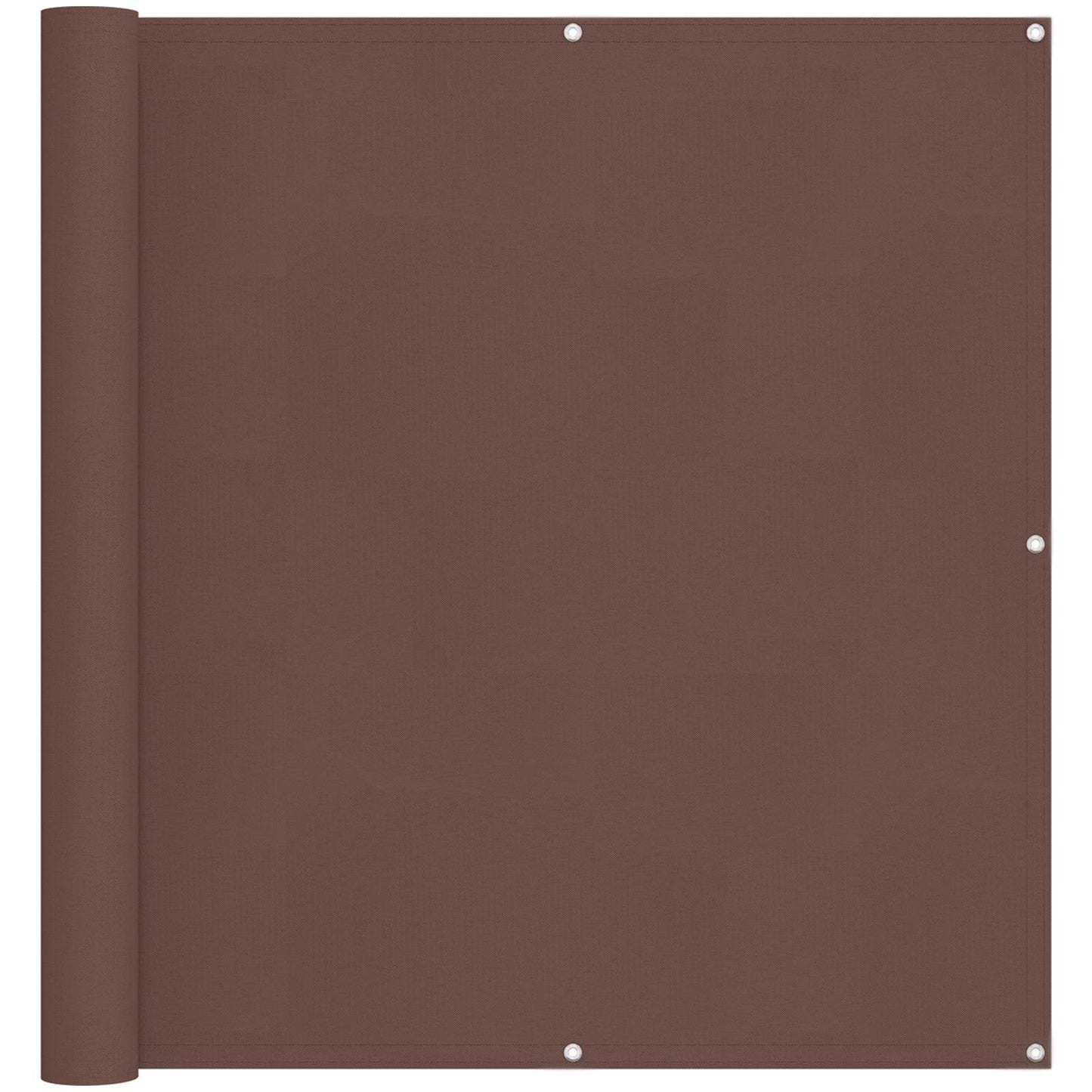 Balkong Skjerm Brun 110 x 800 cm Oxford Stoff