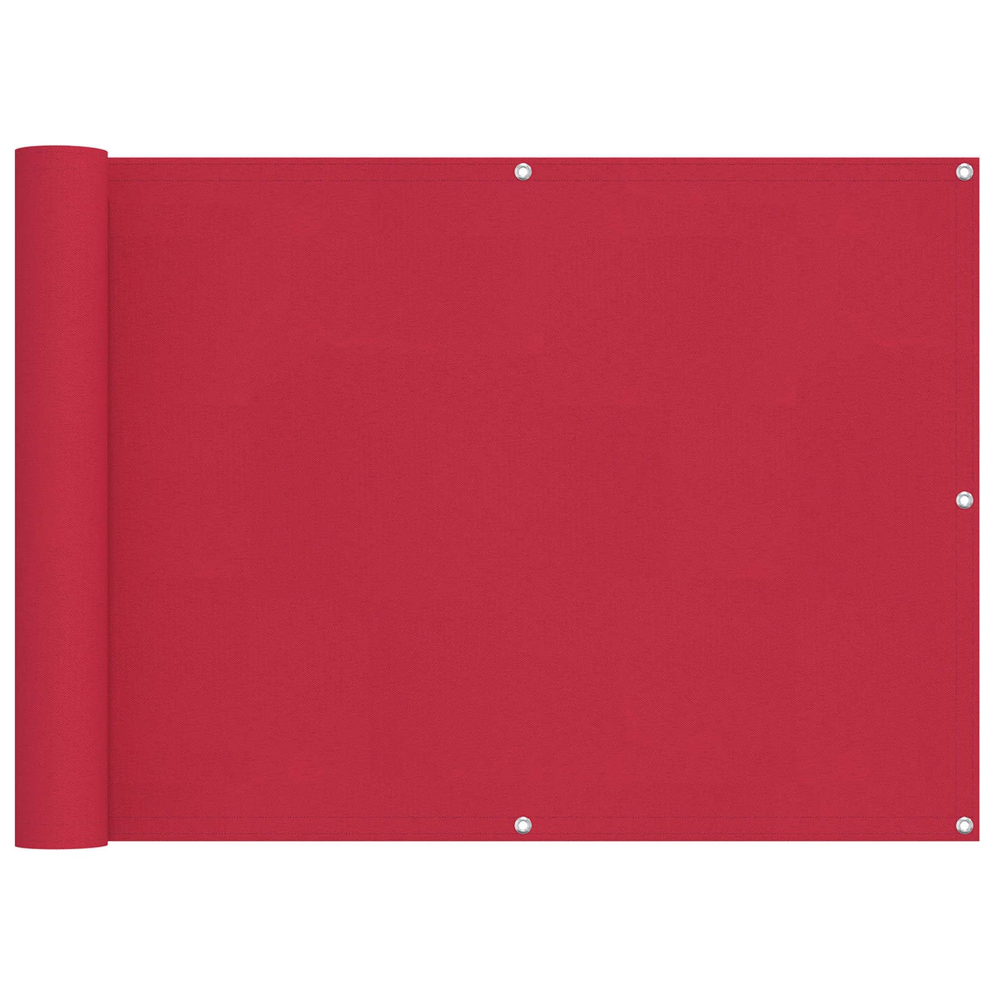 Balkong Skjerm Burgunder 75 x 400 cm PU-belagt oxford alu vidaXL