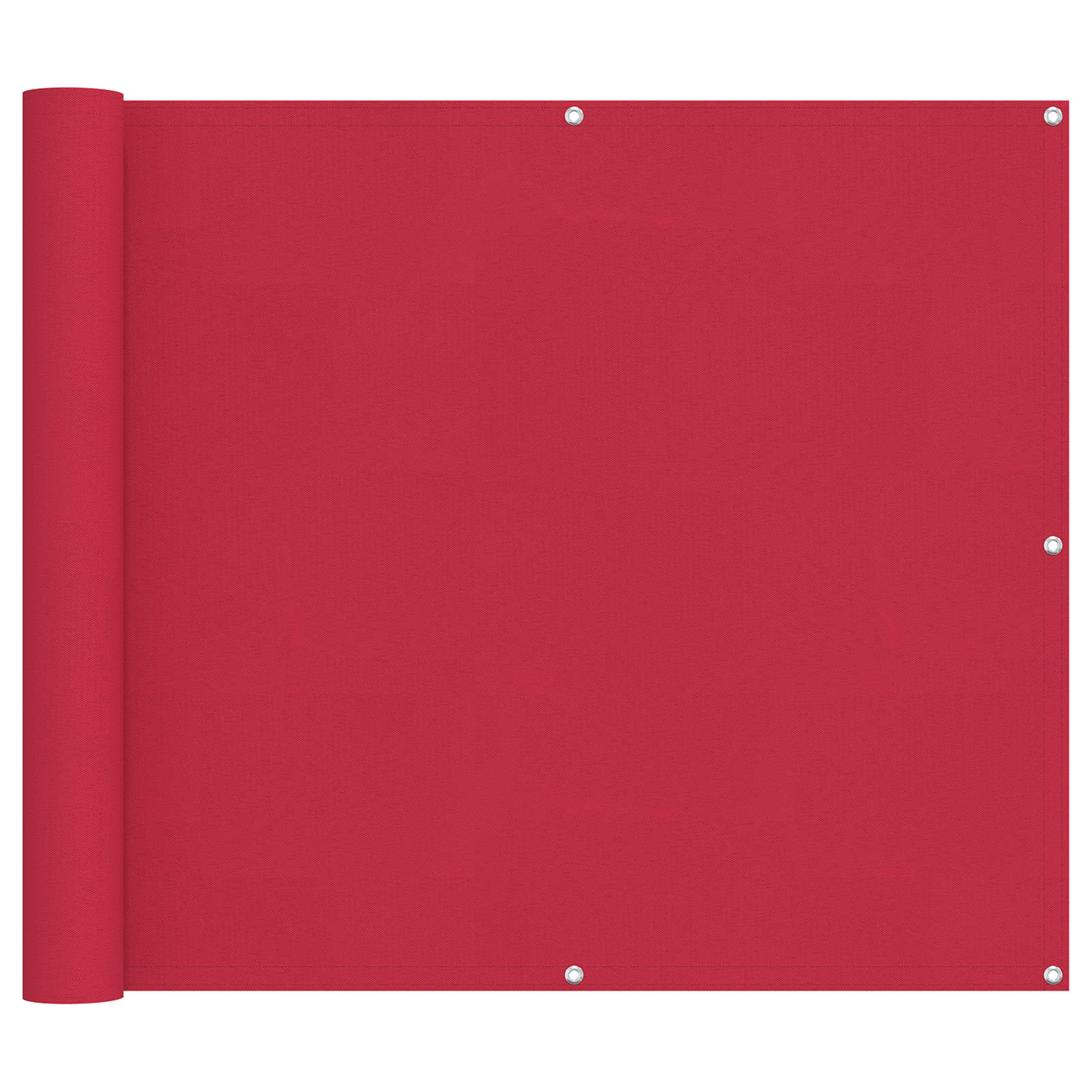 Balkong Skjerm Burgunder 90 x 200 cm Oxford Stoff vidaXL