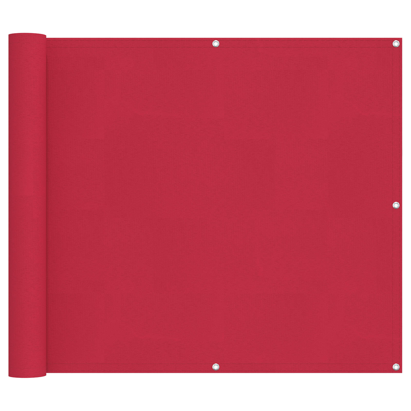Balkong Skjerm Burgunder 100 x 500 cm Oxford Stoff vidaXL