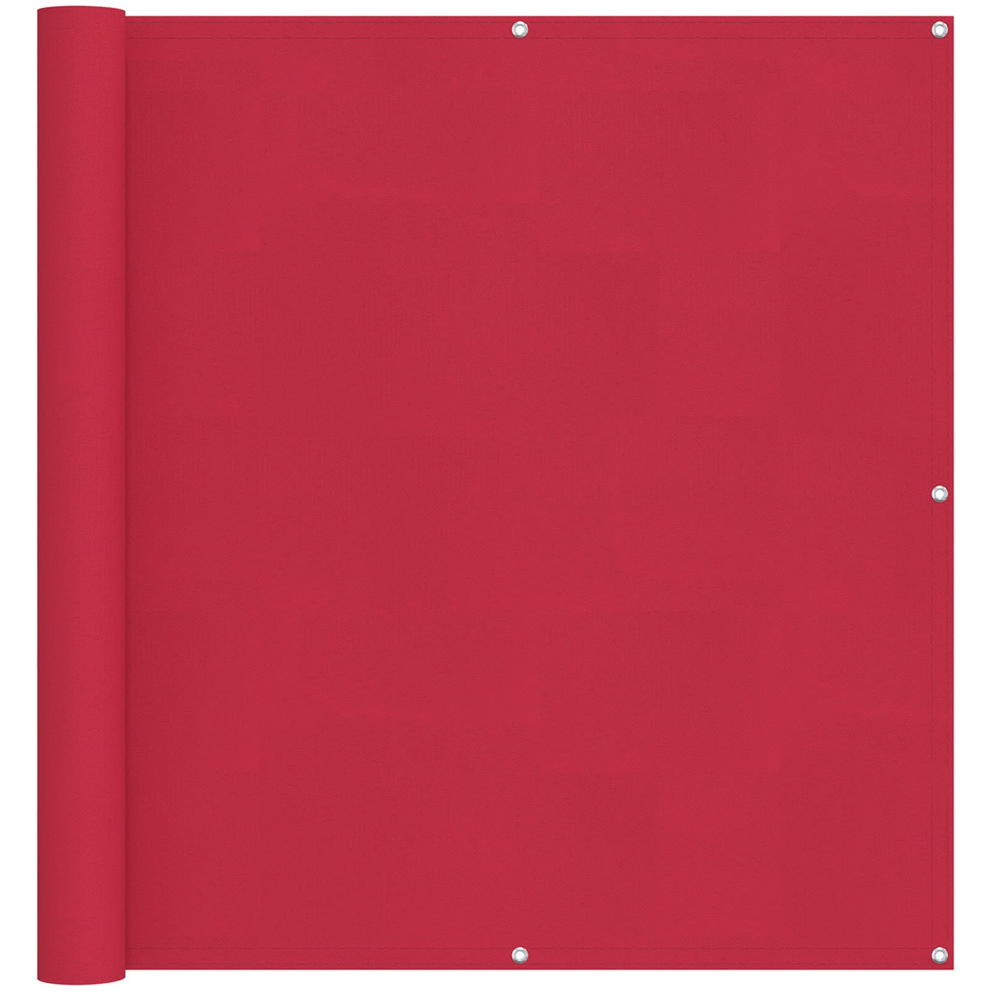 Balkong Skjerm Burgunder 110 x 200 cm Oxford Stoff vidaXL