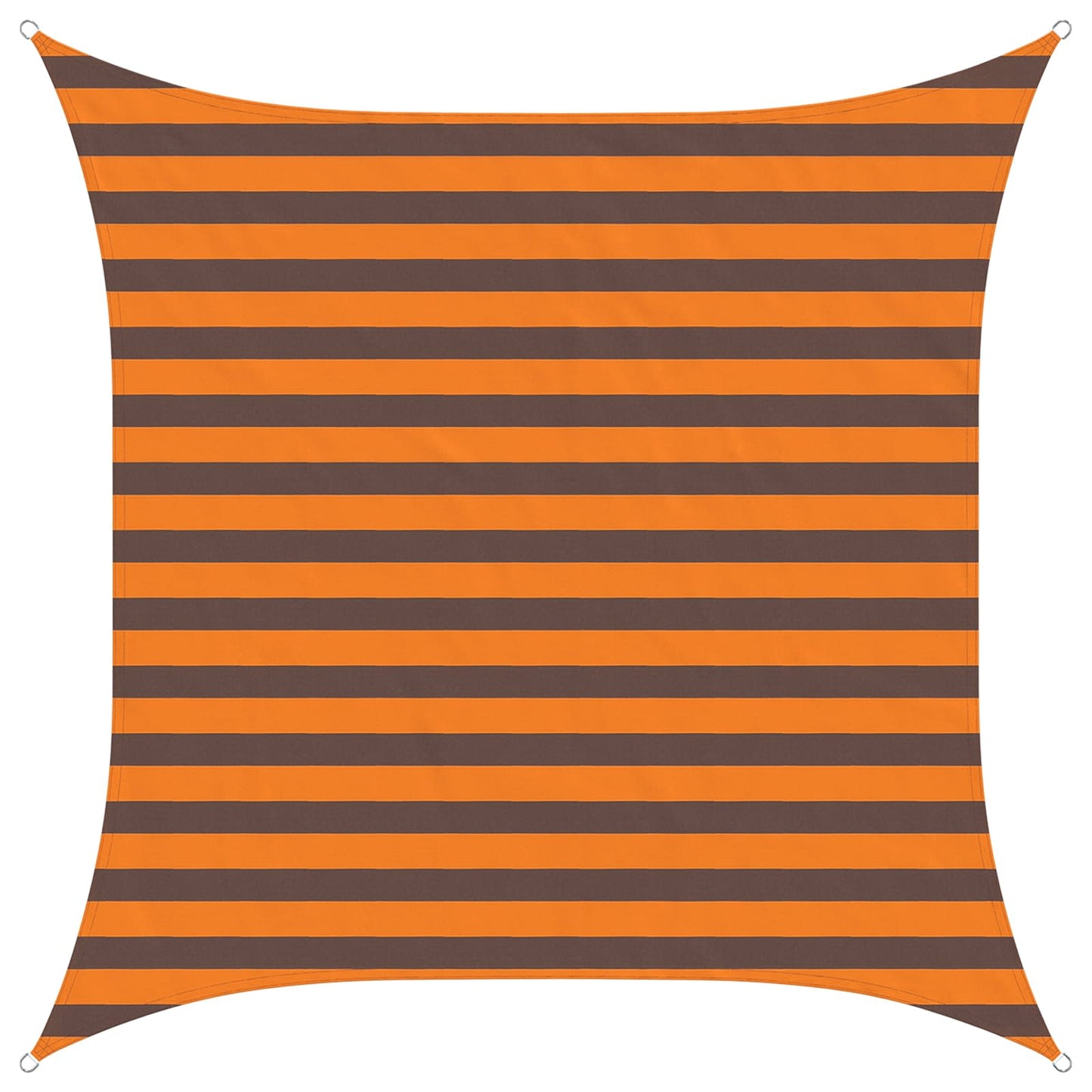 Solskygge seil Oransje og Brunt 2 x 2 m 100% polyester Oxford