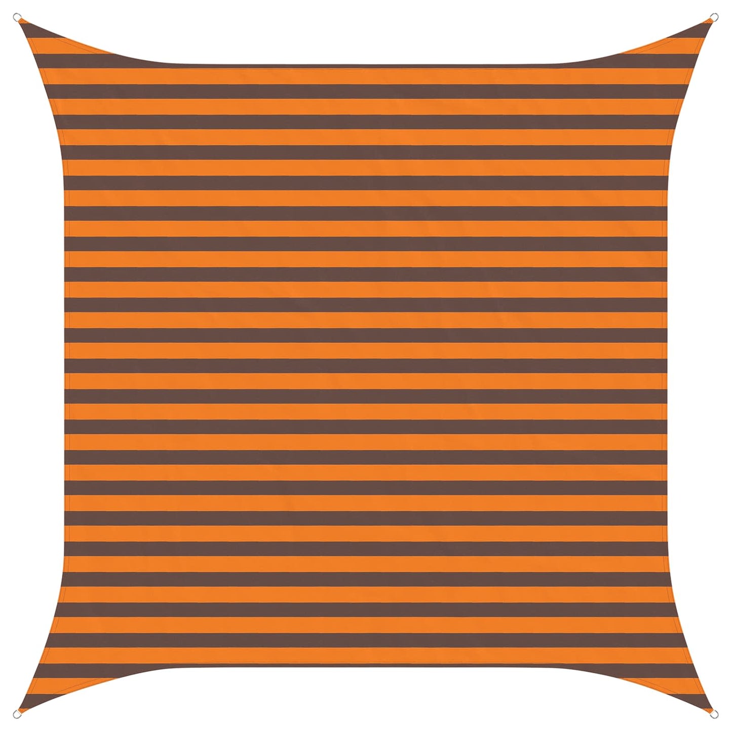 Solskygge seil Oransje og Brunt 3 x 3 m 100% polyester Oxford