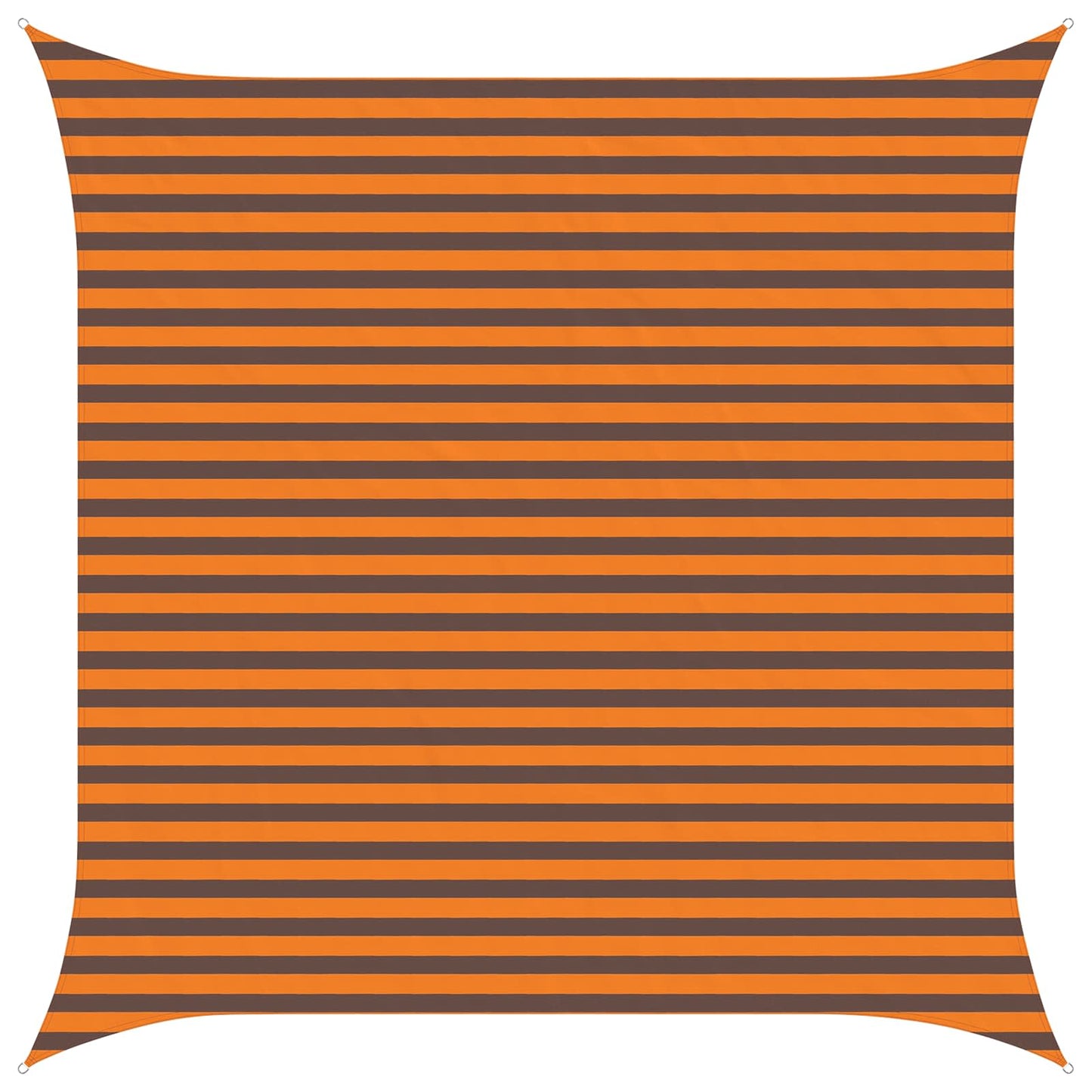 Solskygge seil Oransje og Brunt 3,6 x 3,6 m