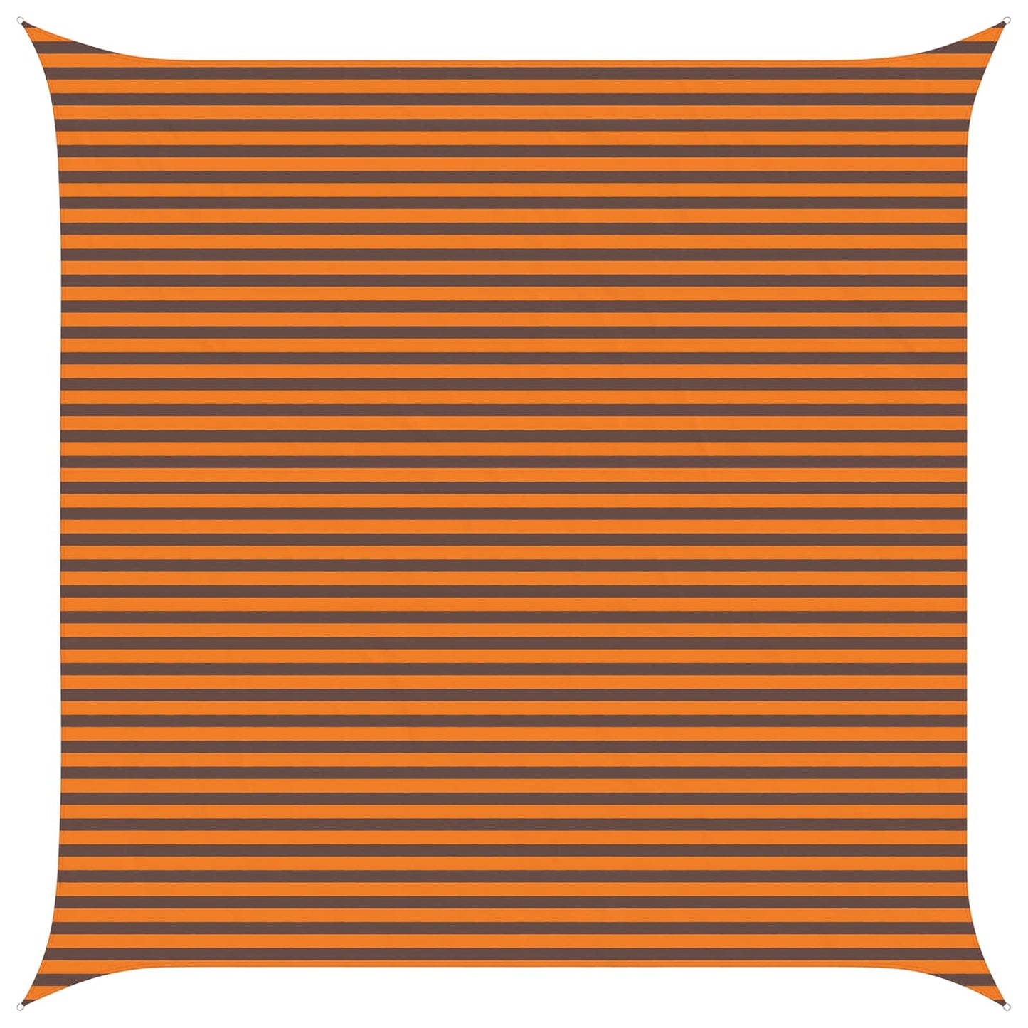 Solskygge seil Oransje og Brunt 5 x 5 m 100% polyester Oxford
