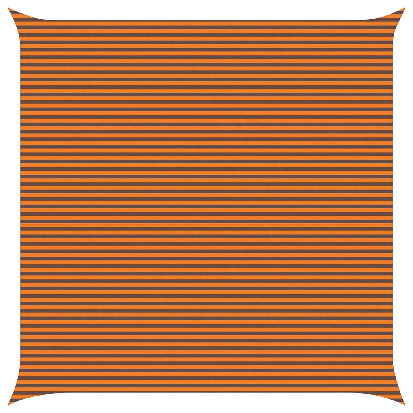 Solskygge seil Oransje og Brunt 7 x 7 m 100% polyester Oxford