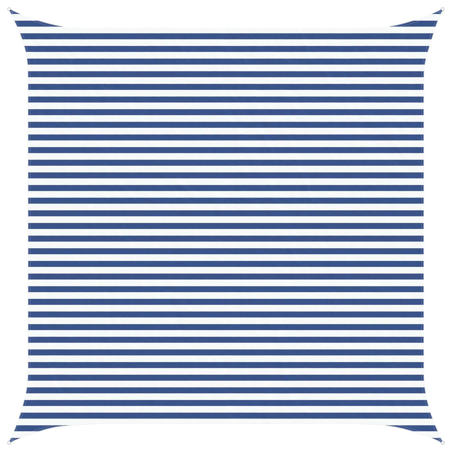 Solskygge seil Blå og hvit 4,5 x 4,5 m 100% polyester Oxford