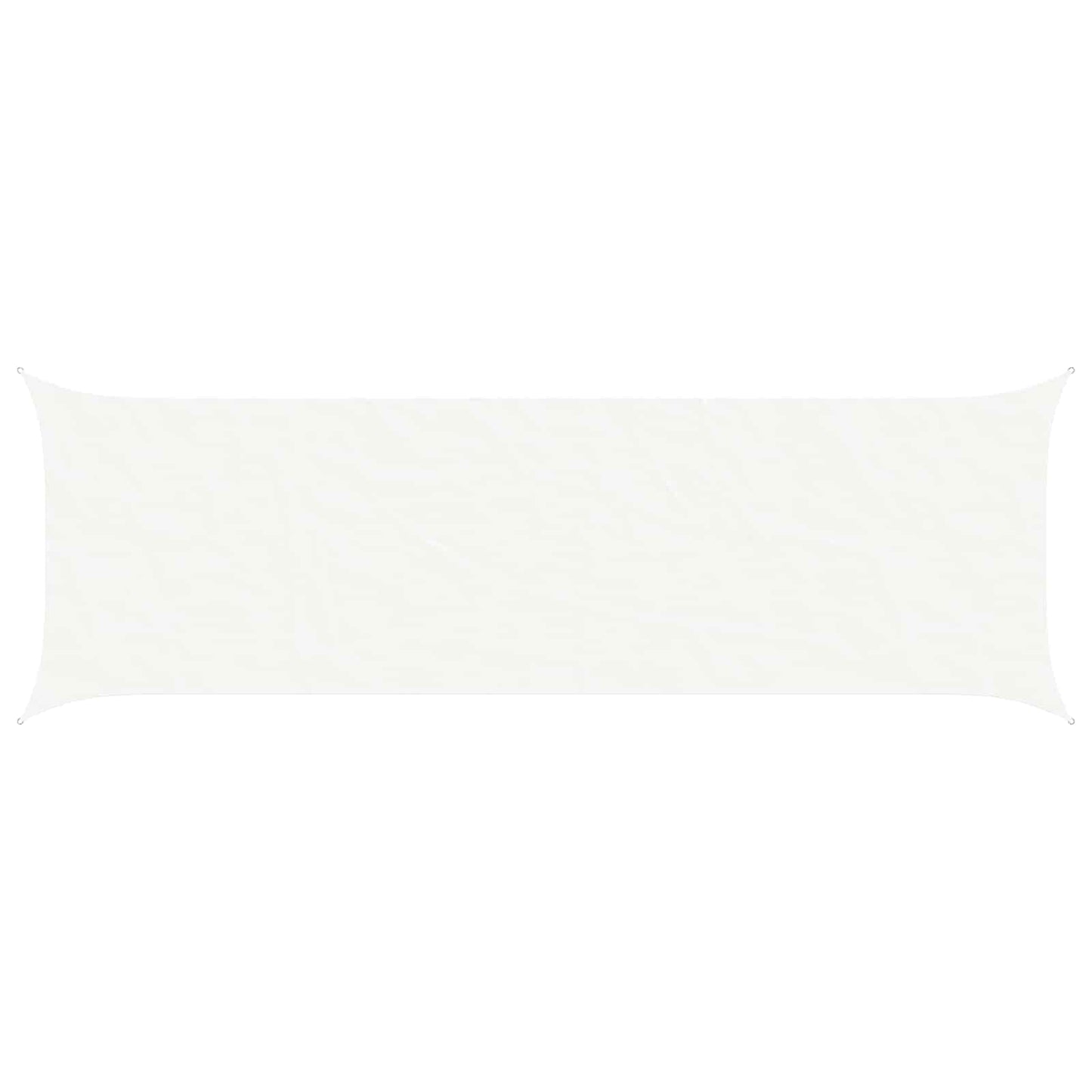Solskygge seil Hvit 6 x 2 m 100% polyester Oxford