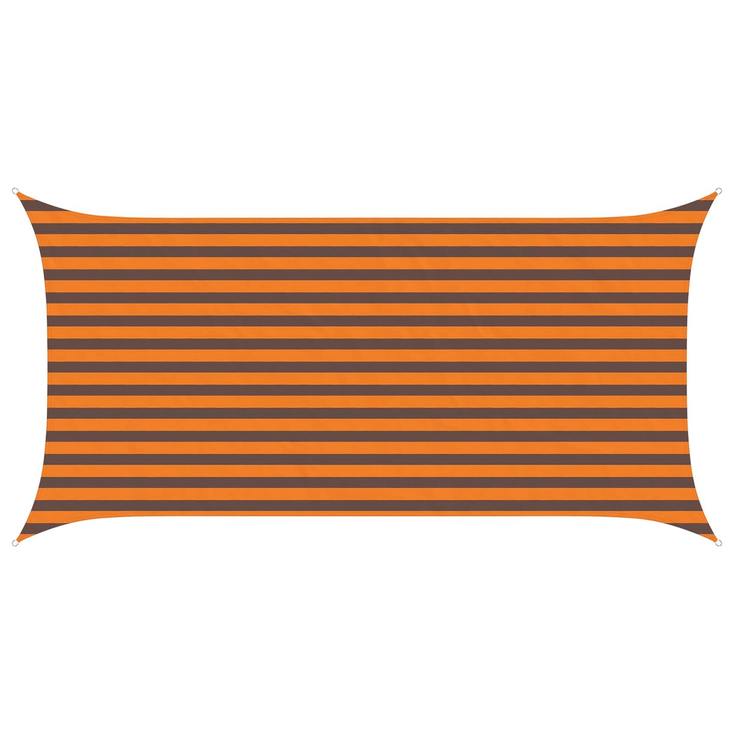 Solskygge seil Oransje og Brunt 4 x 2 m 100% polyester Oxford