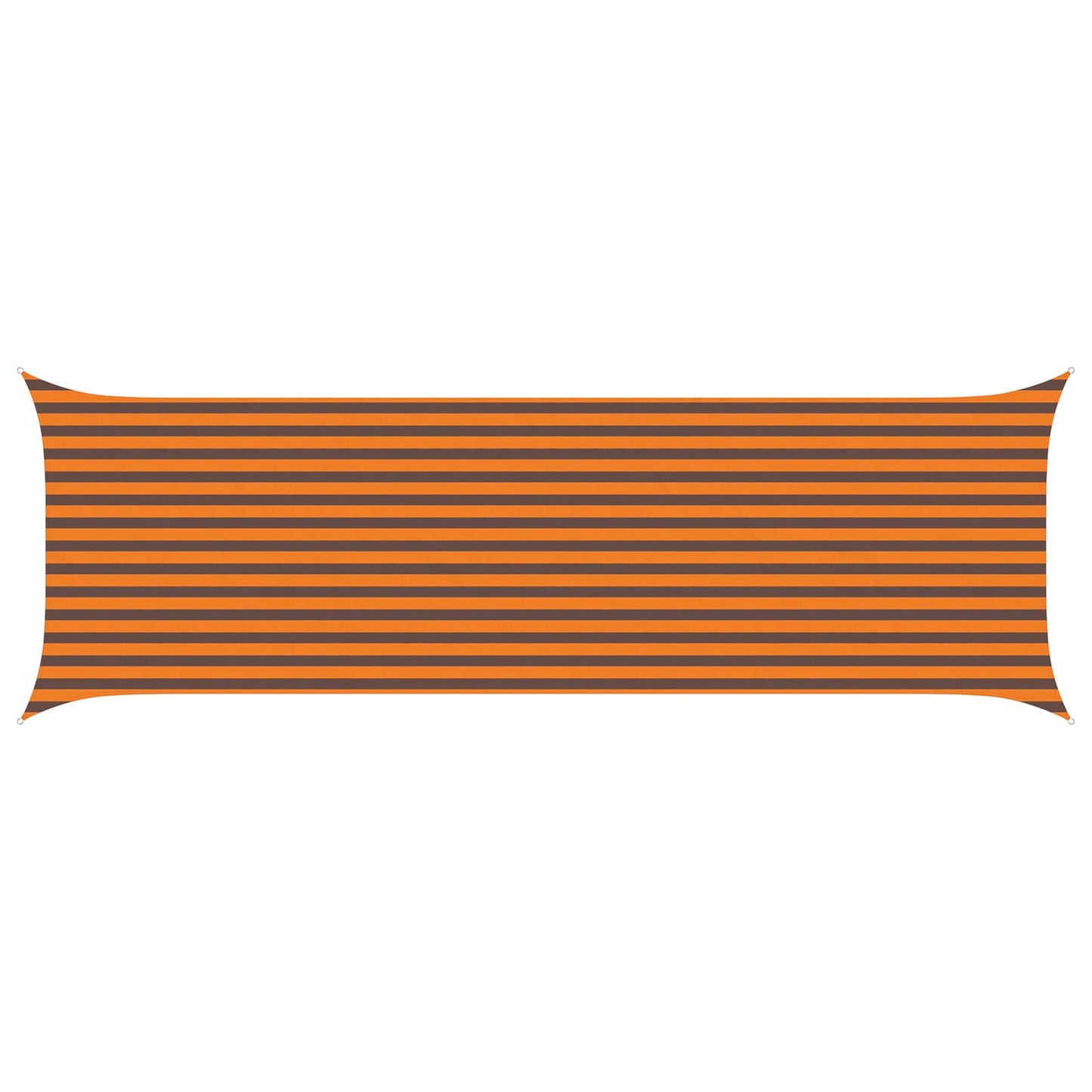 Solskygge seil Oransje og Brunt 6 x 2 m 100% polyester Oxford
