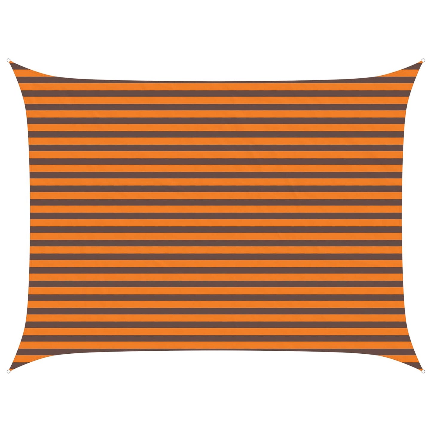 Solskygge seil Oransje og Brunt 4 × 3 m 100% polyester Oxford