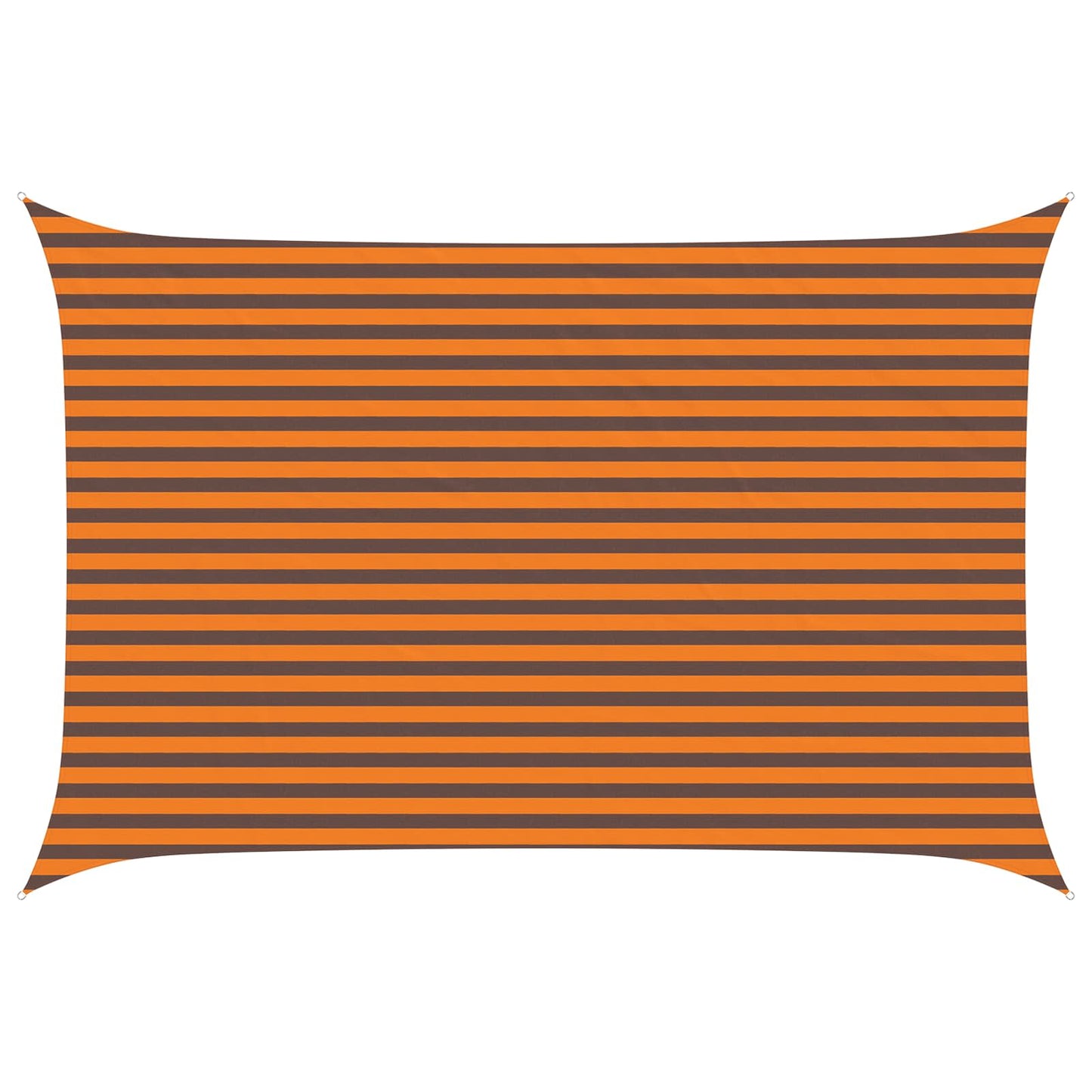 Solskygge seil Oransje og Brunt 4,5 × 3 m 100% polyester Oxford