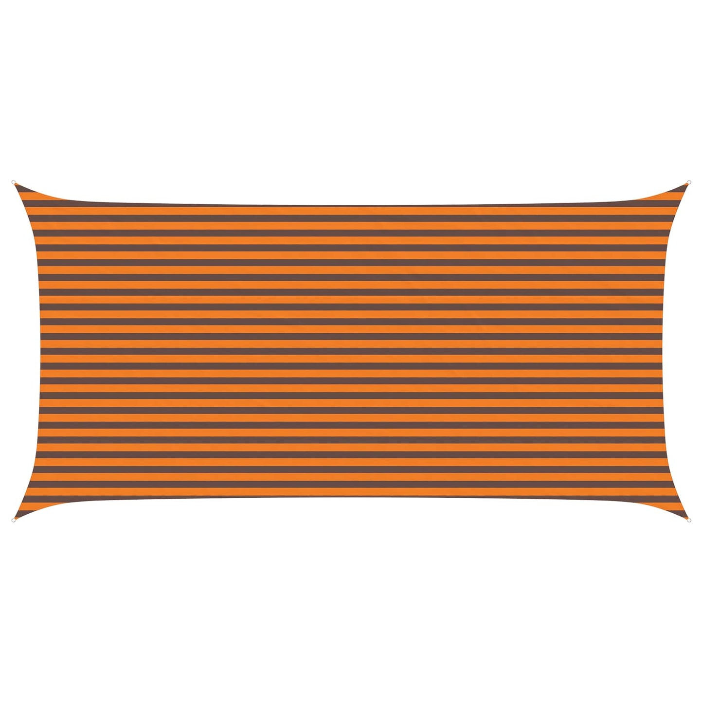 Solskygge seil Oransje og Brunt 6 x 3 m 100% polyester Oxford