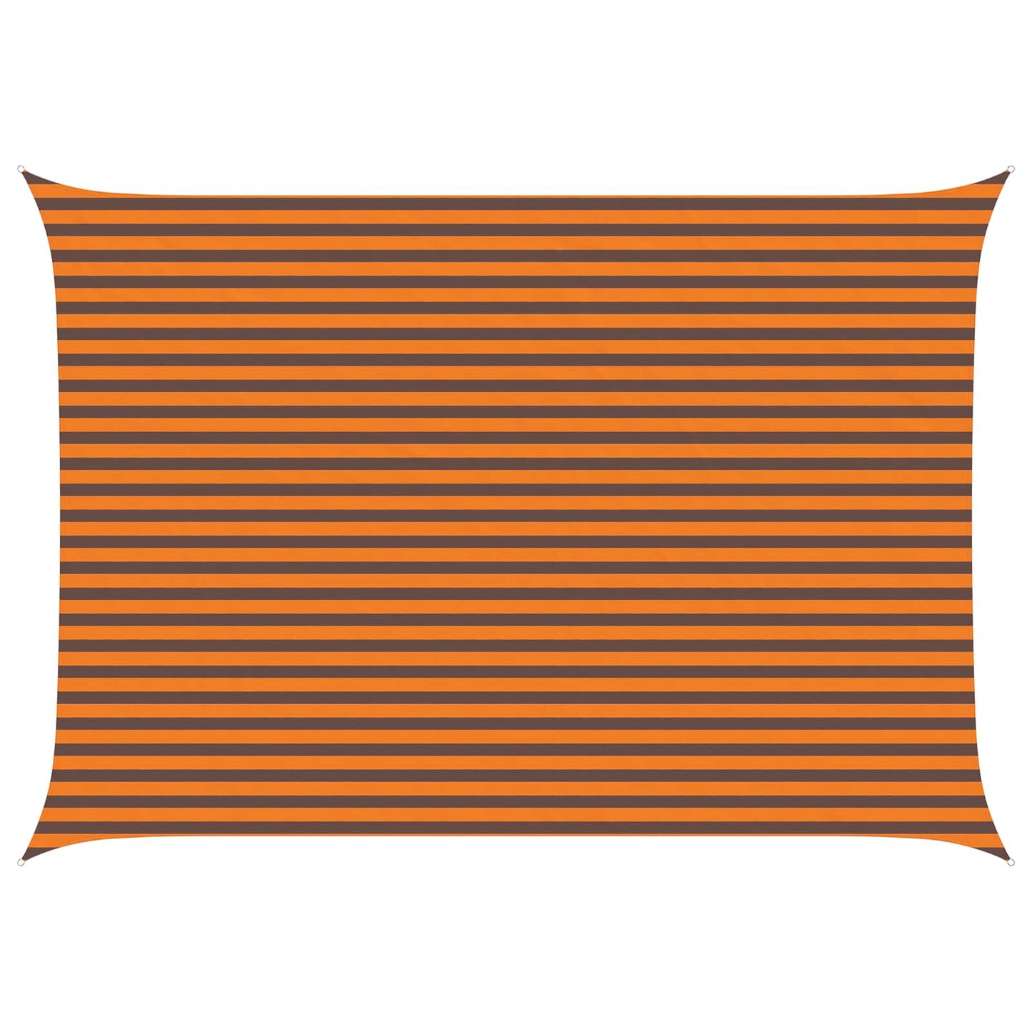 Solskygge seil Oransje og Brunt 5 × 3,5 m 100% polyester Oxford