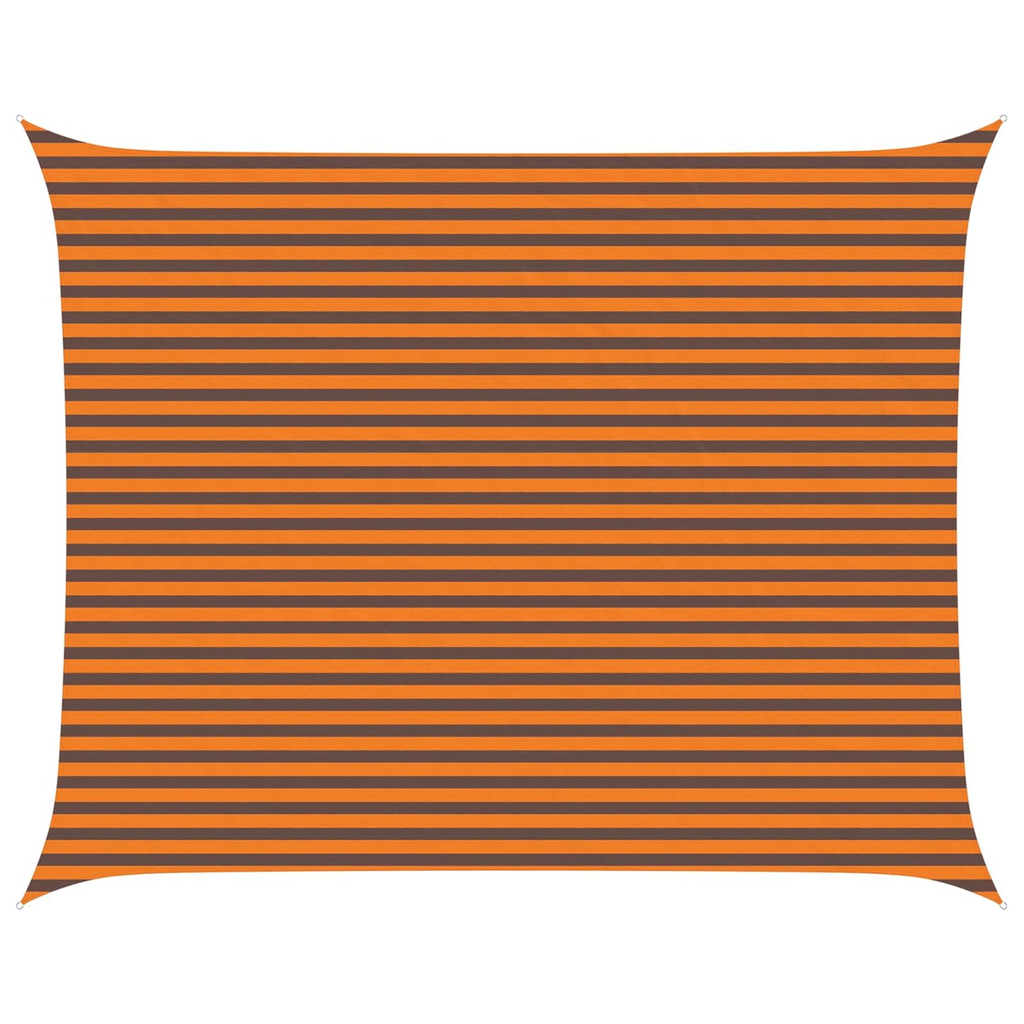 Solskygge seil Oransje og Brunt 5 x 4 m 100% polyester Oxford