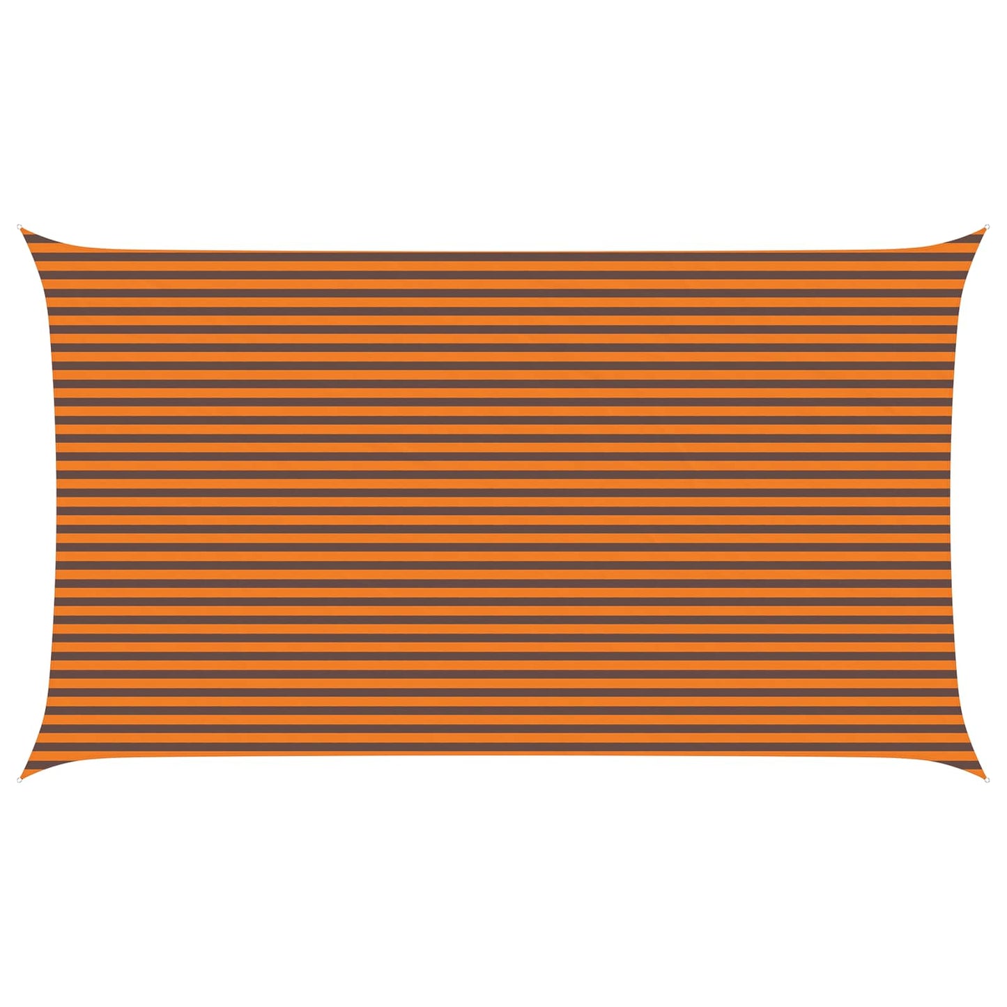 Solskygge seil Oransje og Brunt 7 x 4 m 100% polyester Oxford