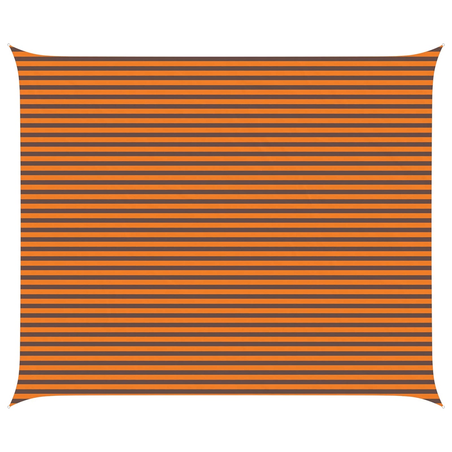 Solskygge seil Oransje og Brunt 6 x 5 m 100% polyester Oxford