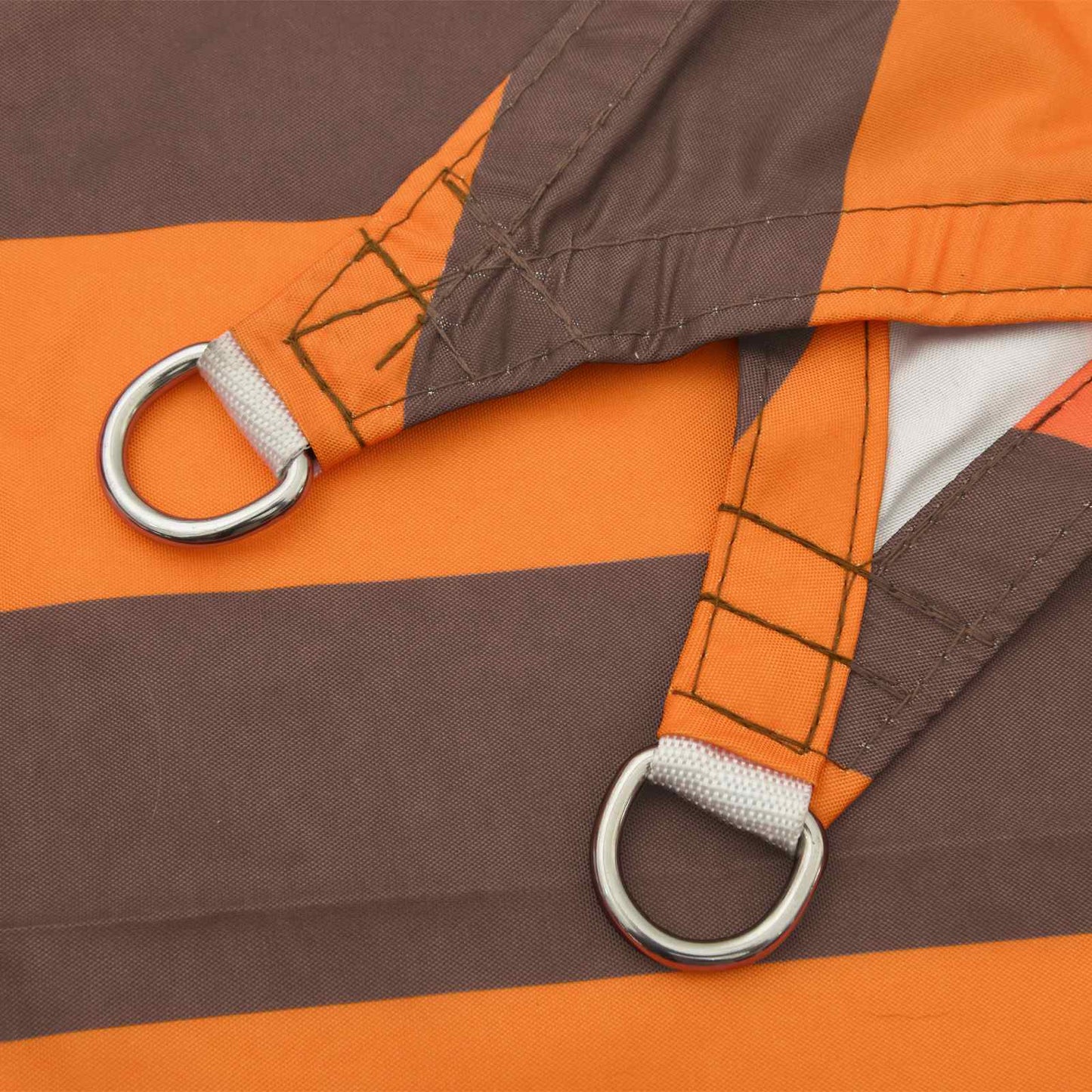 Solskygge seil Oransje og Brunt 8 x 5 m 100% polyester Oxford