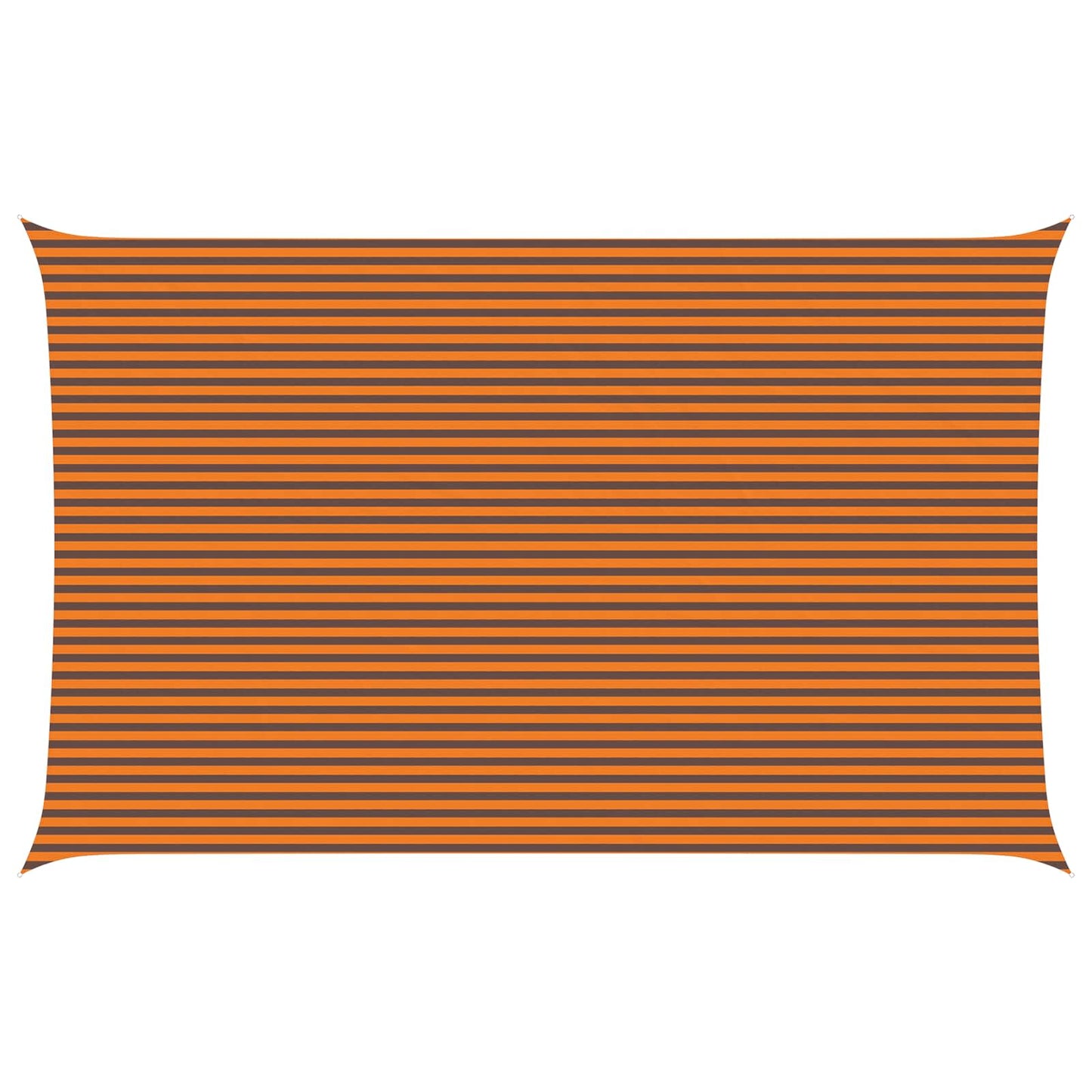 Solskygge seil Oransje og Brunt 8 x 5 m 100% polyester Oxford
