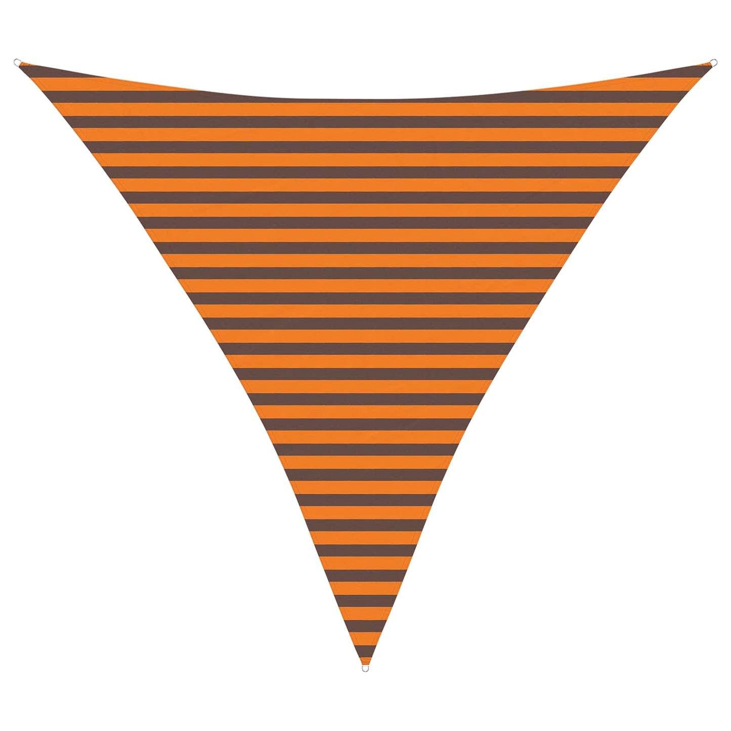 Solskygge seil Oransje og Brunt 3,6 x 3,6 x 3,6 m