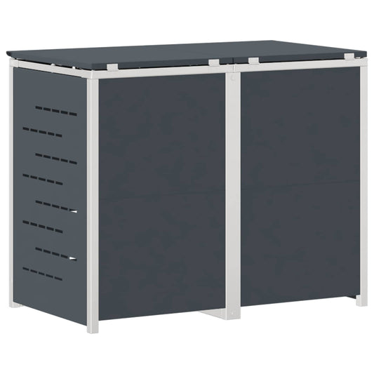 Avfallsbeholderoppbevaring Antrasitt 138 x 77,5 x 112,5 cm