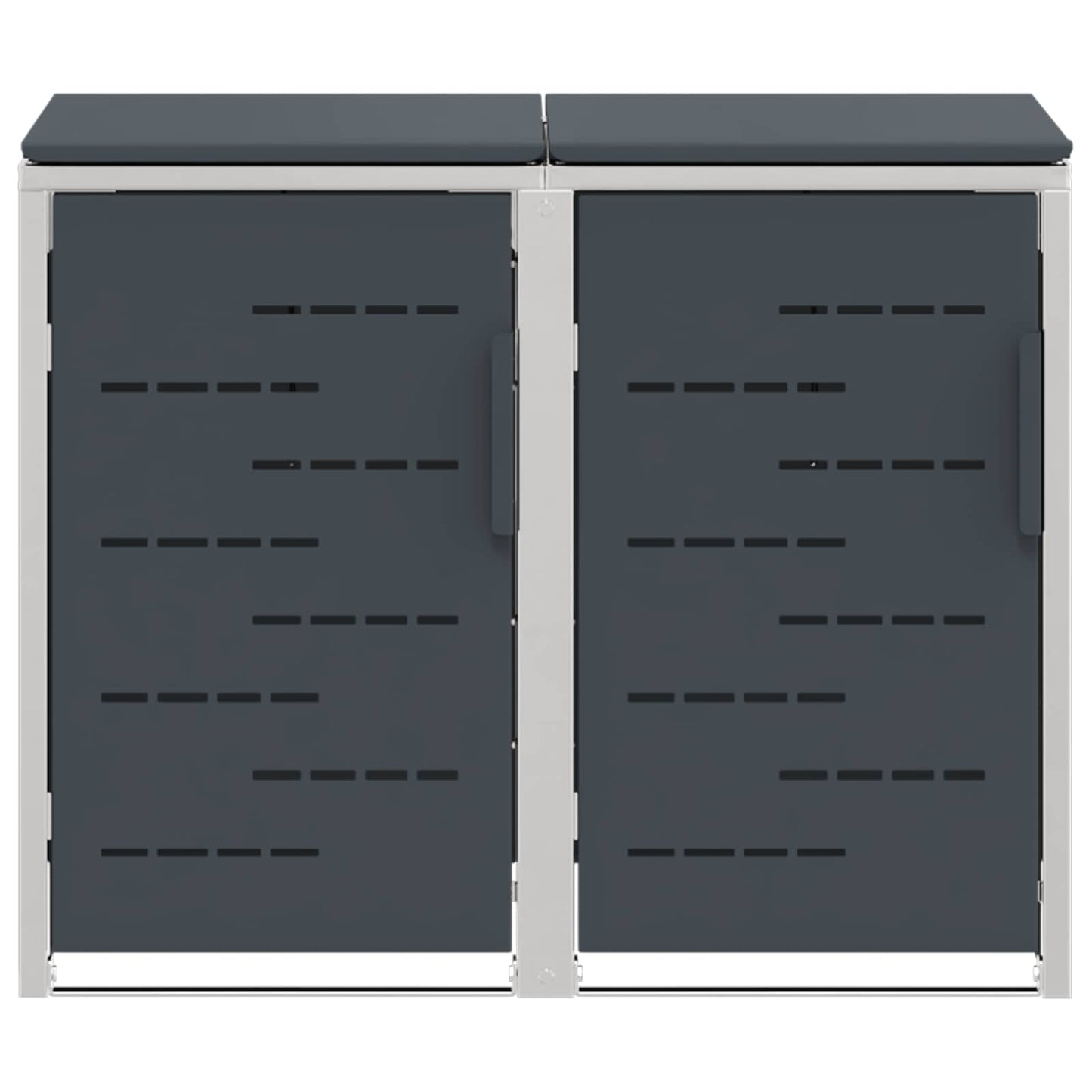 Avfallsbeholderoppbevaring Antrasitt 138 x 77,5 x 112,5 cm