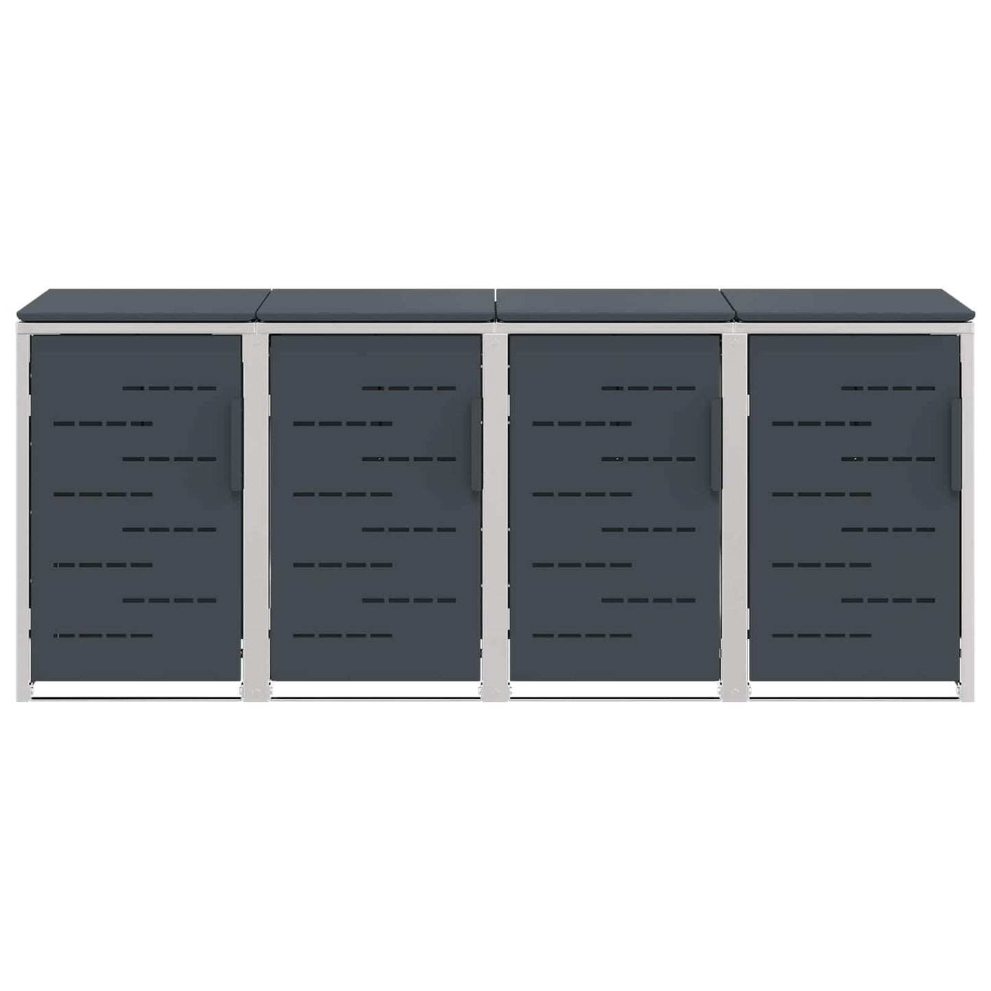 Avfallsbeholderoppbevaring Antrasitt 276 x 77,5 x 112,5 cm