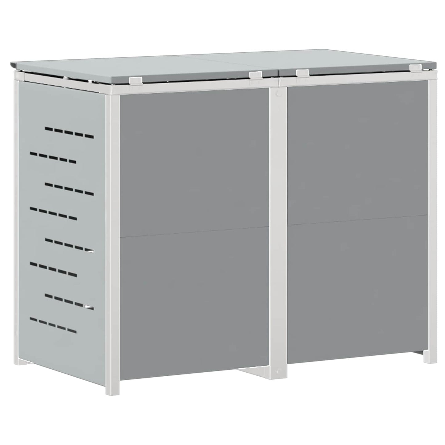 Avfallsbeholderoppbevaring Grå 138 x 77,5 x 112,5 cm