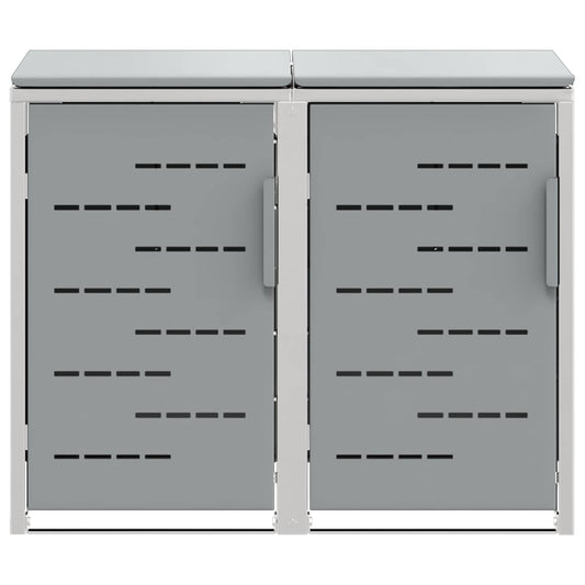 Avfallsbeholderoppbevaring Grå 138 x 77,5 x 112,5 cm