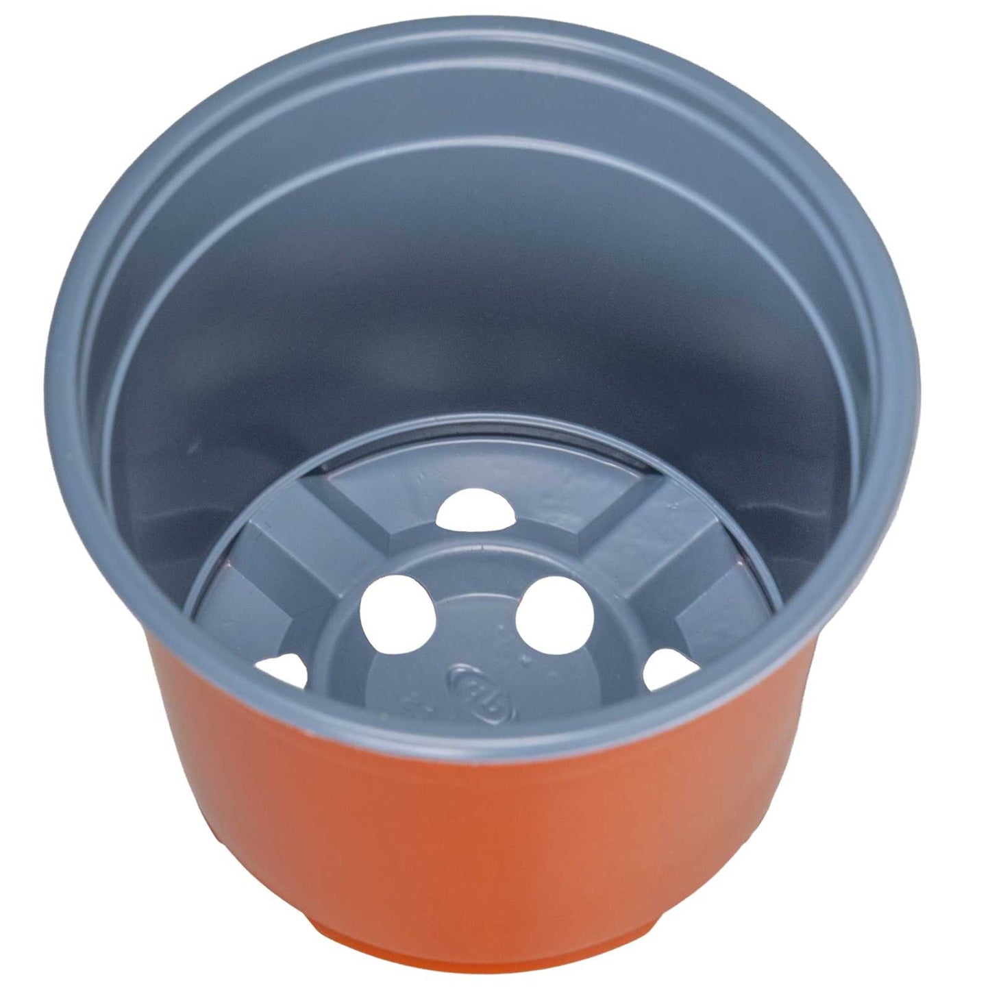 Rund Blomsterpotte 200 pcs Terrakotta Ø 10 x 8 cm Plast