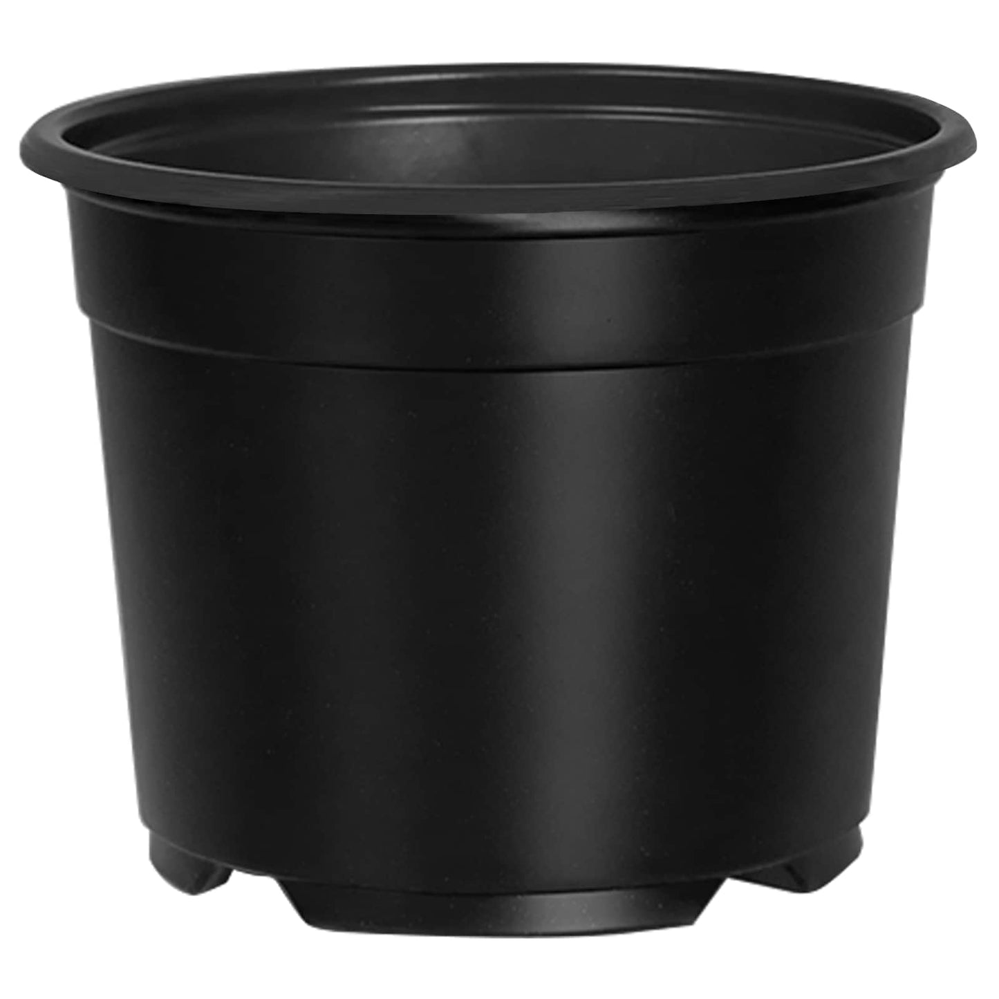 Rund Blomsterpotte 200 pcs Svart Ø 10 x 8 cm Plast
