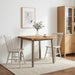 70 x 70 x 75 cm Solid akasietre Naturlig og Kaffe Torget