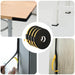 Selvklebende skum tape 4 stk. Svart 20mm x 5m CR skum