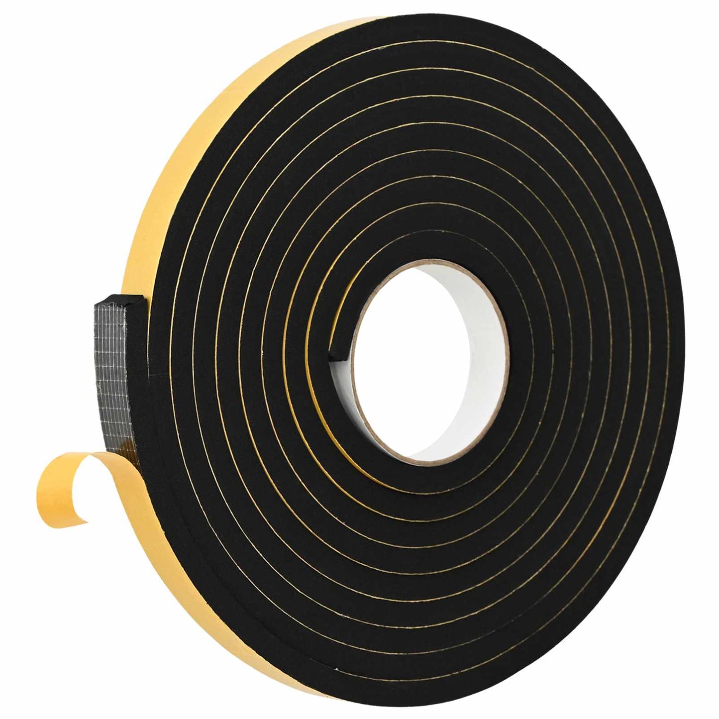 Selvklebende skum tape 10 stk. Svart 20mm x 5m CR skum