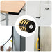 Selvklebende skum tape 4 stk. Svart 30mm x 5m CR skum