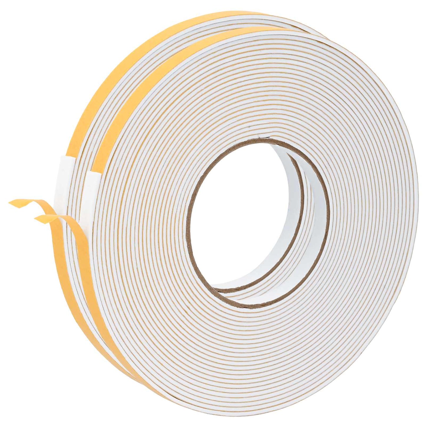 Selvklebende skum tape 2 stk. Hvit 10mm x 10m CR skum