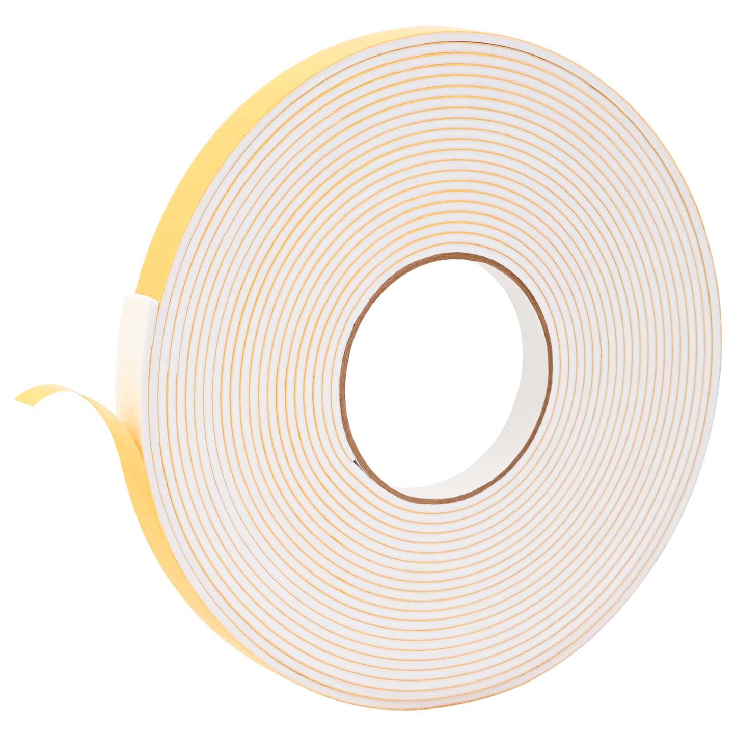 Selvklebende skum tape 5 stk. Hvit 15mm x 10m CR skum