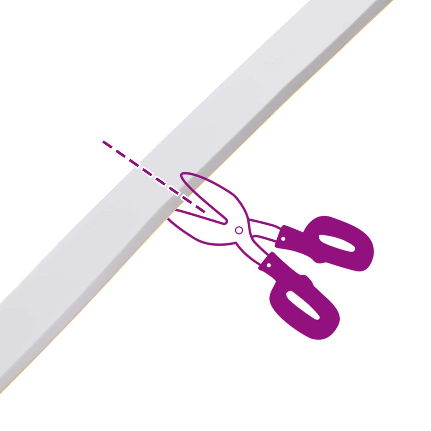 Selvklebende skum tape 4 stk. Hvit 15 mm x 5 m CR skum
