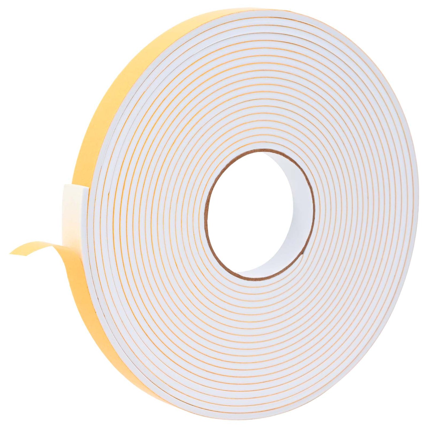 Selvklebende skum tape 10 stk. Hvit 20mm x 10m CR skum