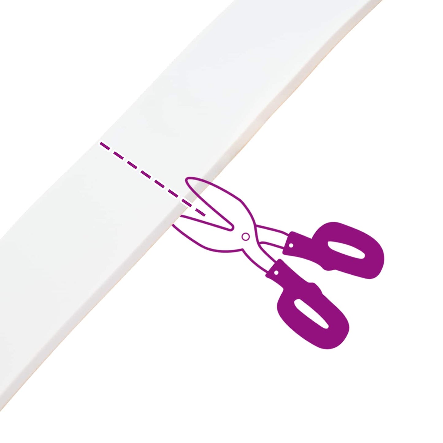 Selvklebende skum tape 2 stk. Hvit 20mm x 10m CR skum