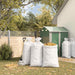 Vevde sekker 10 pcs Hvit 100 x 150 cm PP