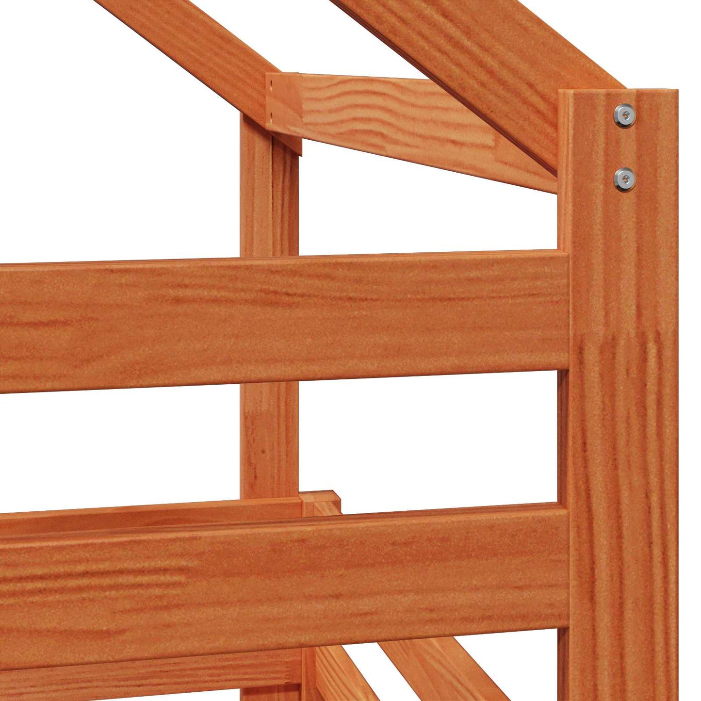 Hemsengeramme VoksBrun 90 x 190 cm Massiv furu