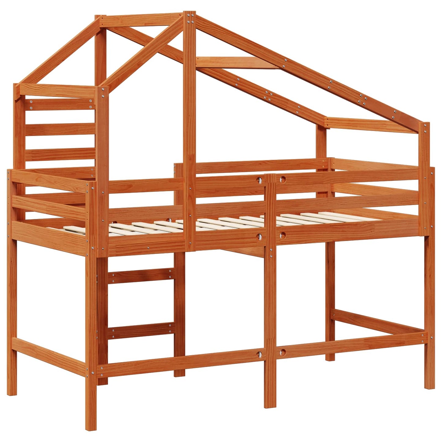Hemsengeramme VoksBrun 90 x 190 cm Massiv furu