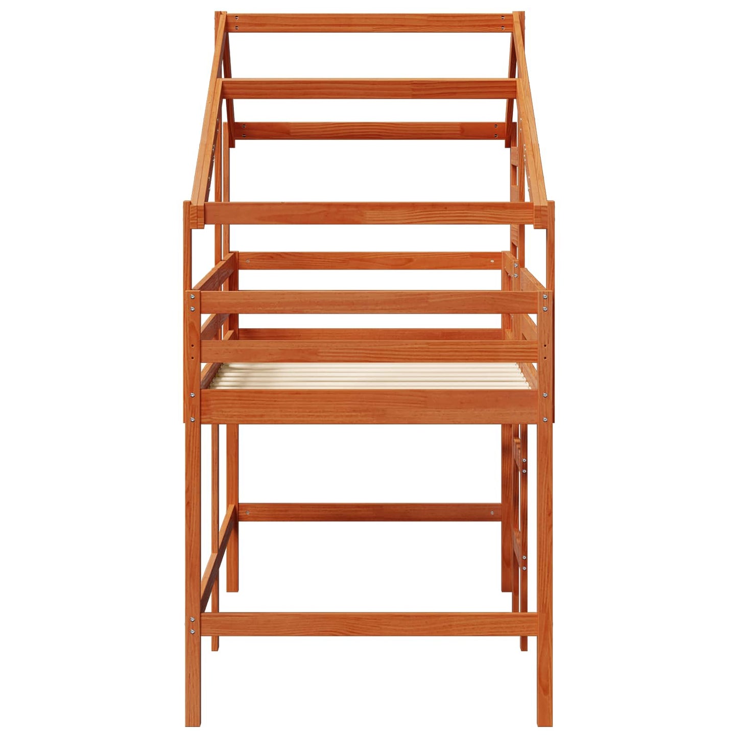 Hemsengeramme VoksBrun 90 x 190 cm Massiv furu